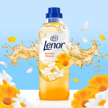 LENOR SUMMER BREEZE audinių minkštiklis 891 ml